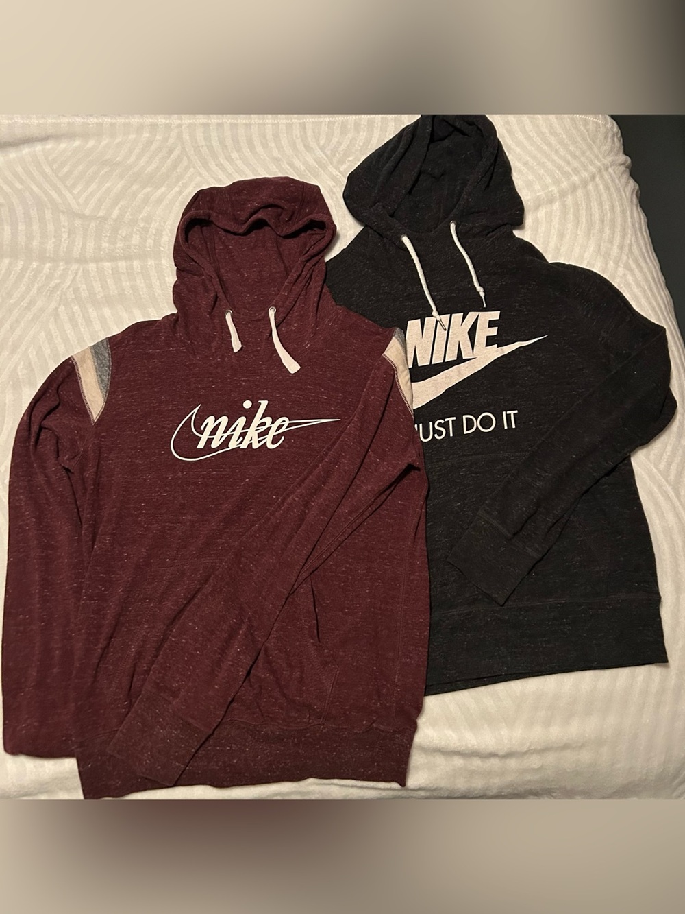 Nike Women’s Maroon & Black Long Sleeve Pullover